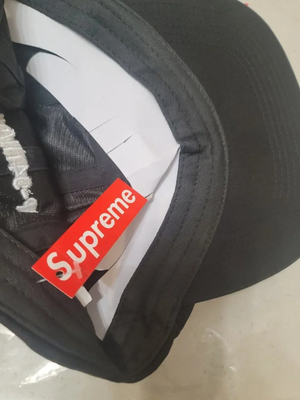 Supreme Military Camp Cap FW22 Black Box Logo DS New Sealed In Hand Authentic